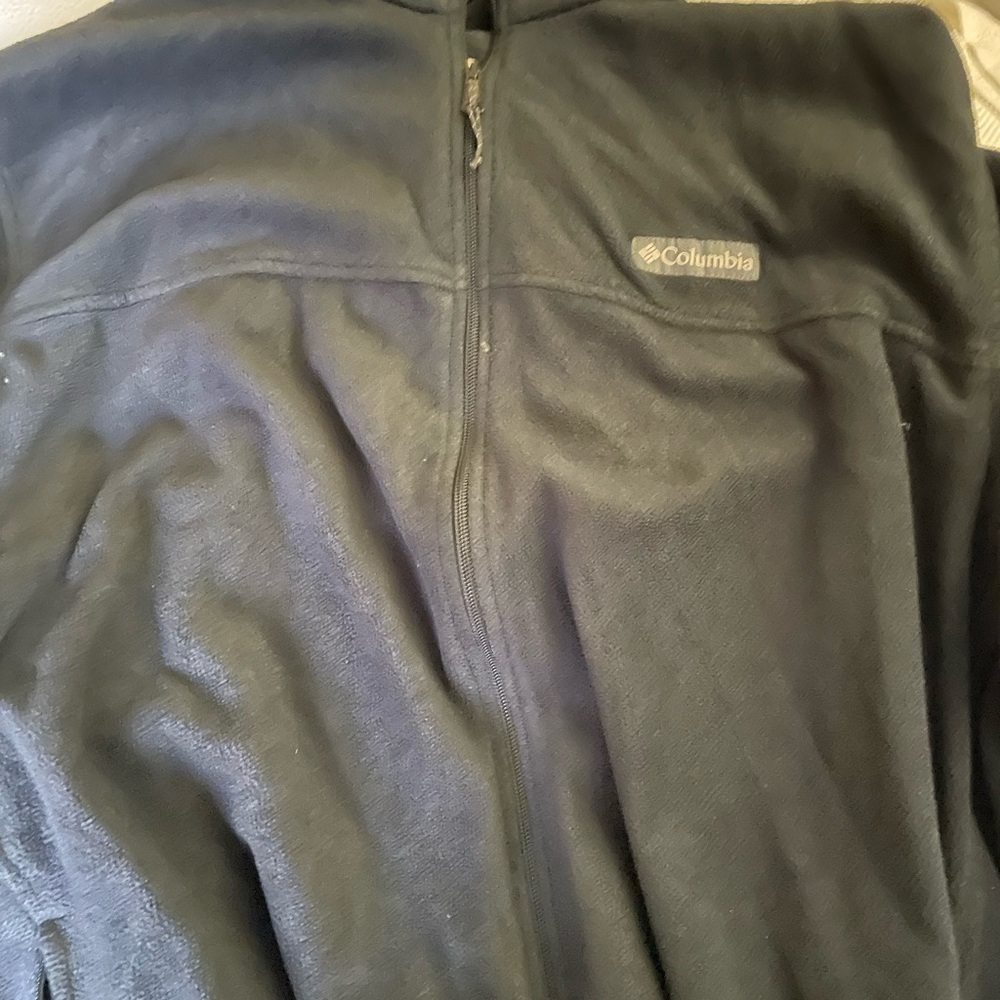 Columbia Men's Dark Zip-Up Sweater